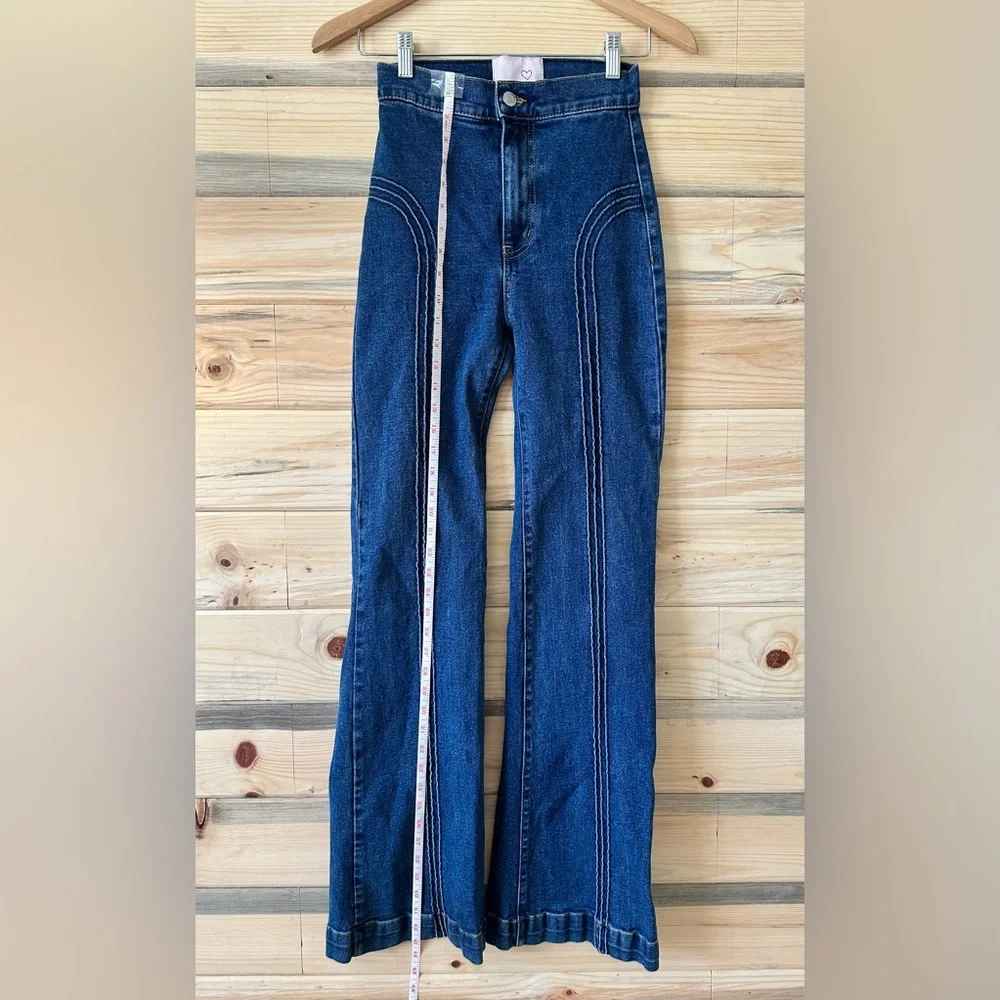 REVICE Blue Flare Jeans - Picture 10 of 13